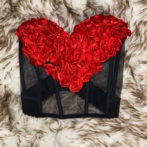 Victoria’s secret rose bud  corset bra